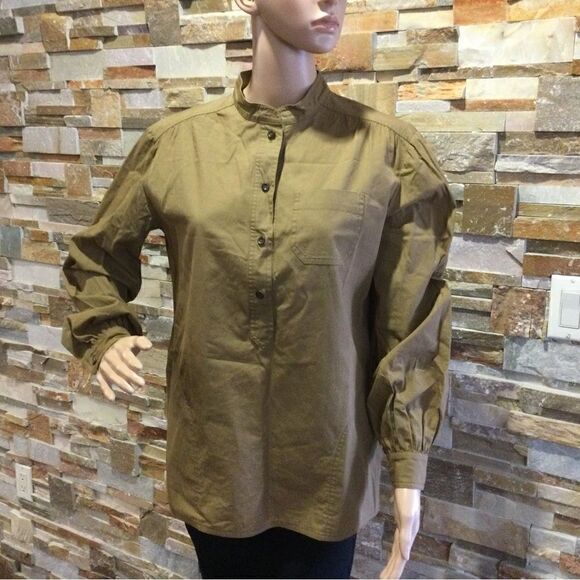 CHLOE Mock Neck Long Sleeve Top - Picture 1 of 10